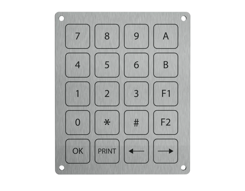 5x4 keypad front