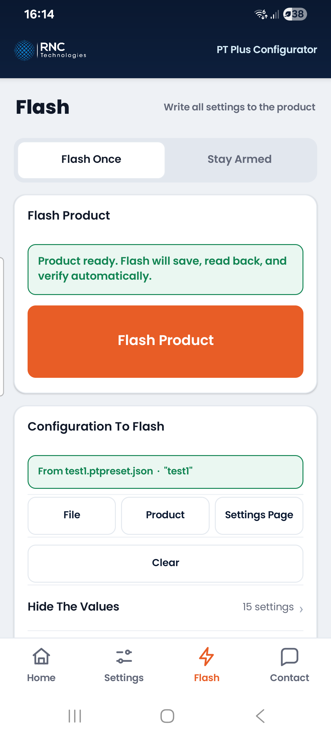 Ready to flash